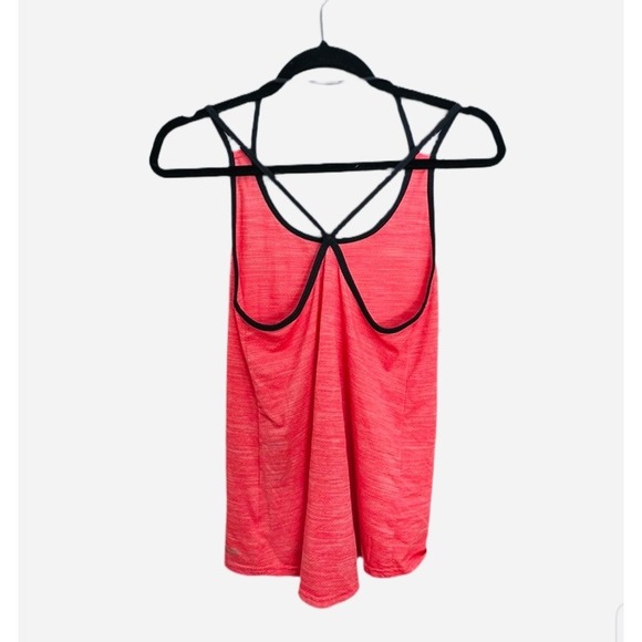 C9 Champion Duo Dry Women's Cross Over straps tank, Size XS Neon Orange - Picture 2 of 5